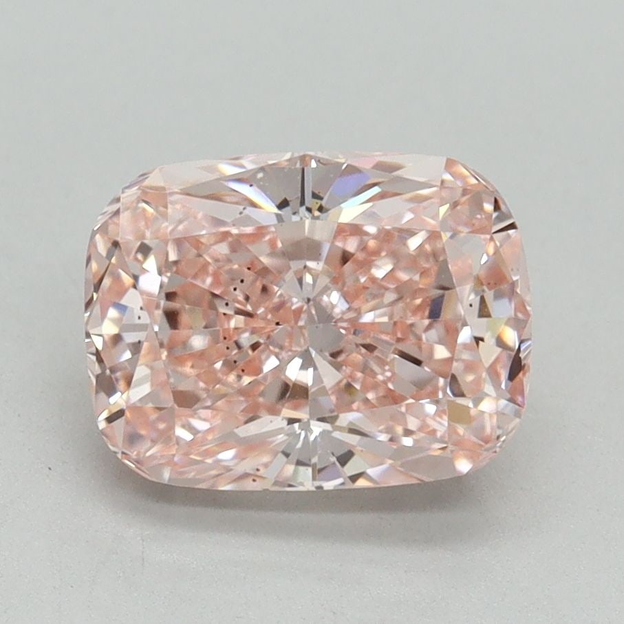 Loose Diamond - CUSHION BRILLIANT 2.0ct Fancy Vivid Pink SI1: Loose Diamond - CUSHION BRILLIANT 2.0ct Fancy Vivid Pink SI1 Source: This is a real non-mined Diamond that has been grown in a lab Shape: CUSHION BRILLIANT Carats: 2.0 Color: Fancy Vivid Pink Certific
