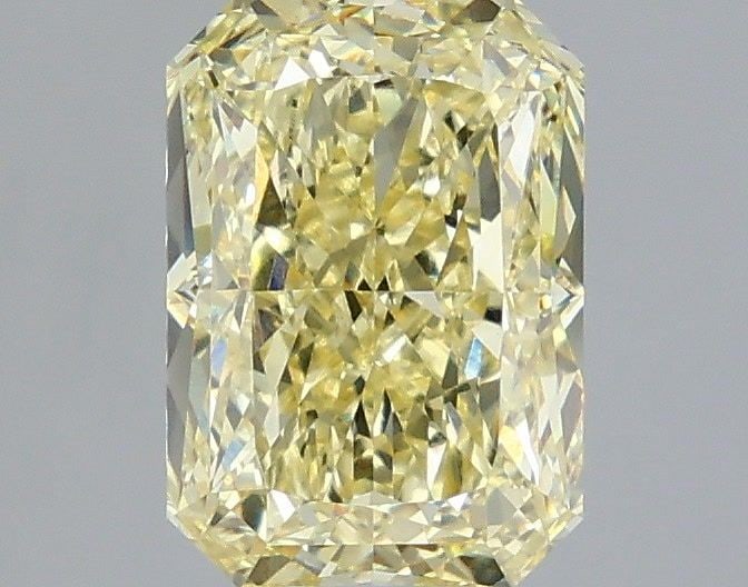 Loose Diamond - RADIANT 2.54ct Fancy Yellow VS1: Loose Diamond - RADIANT 2.54ct Fancy Yellow VS1 Source: This is a real non-mined Diamond that has been grown in a lab Shape: RADIANT Carats: 2.54 Color: Fancy Yellow Certification: IGI Video: