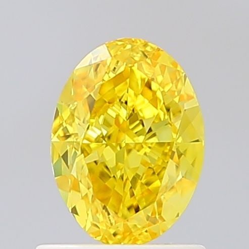 Loose Diamond - OVAL 1.2ct Fancy Vivid Yellow VS1: Loose Diamond - OVAL 1.2ct Fancy Vivid Yellow VS1 Source: This is a real non-mined Diamond that has been grown in a lab Shape: OVAL Carats: 1.2 Color: Fancy Vivid Yellow Certification: IGI Video: