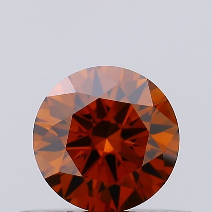 Loose Diamond - ROUND 0.35ct Fancy Deep Orange VS1: Loose Diamond - ROUND 0.35ct Fancy Deep Orange VS1 Source: This is a real non-mined Diamond that has been grown in a lab Shape: ROUND Carats: 0.35 Color: Fancy Deep Orange Certification: IGI Video: