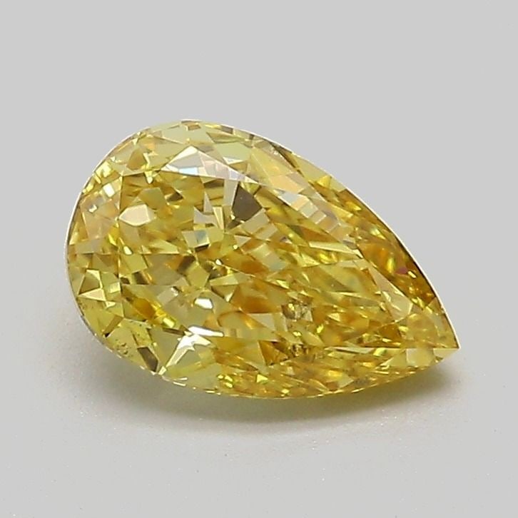 Loose Diamond - PEAR 1.03ct Fancy Intense Yellow VS2: Loose Diamond - PEAR 1.03ct Fancy Intense Yellow VS2 Source: This is a real non-mined Diamond that has been grown in a lab Shape: PEAR Carats: 1.03 Color: Fancy Intense Yellow Certification: IGI Video