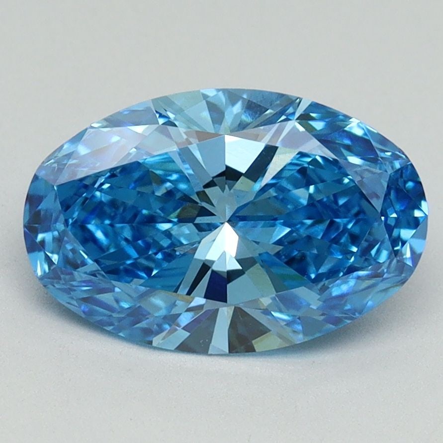 Loose Diamond - OVAL 2.0ct Fancy Vivid Blue VVS2: Loose Diamond - OVAL 2.0ct Fancy Vivid Blue VVS2 Source: This is a real non-mined Diamond that has been grown in a lab Shape: OVAL Carats: 2.0 Color: Fancy Vivid Blue Certification: IGI Video: