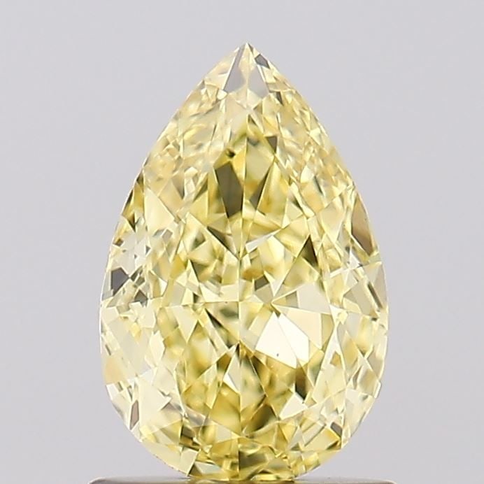 Loose Diamond - PEAR 1.01ct Fancy Intense Yellow VS2: Loose Diamond - PEAR 1.01ct Fancy Intense Yellow VS2 Source: This is a real non-mined Diamond that has been grown in a lab Shape: PEAR Carats: 1.01 Color: Fancy Intense Yellow Certification: IGI Video