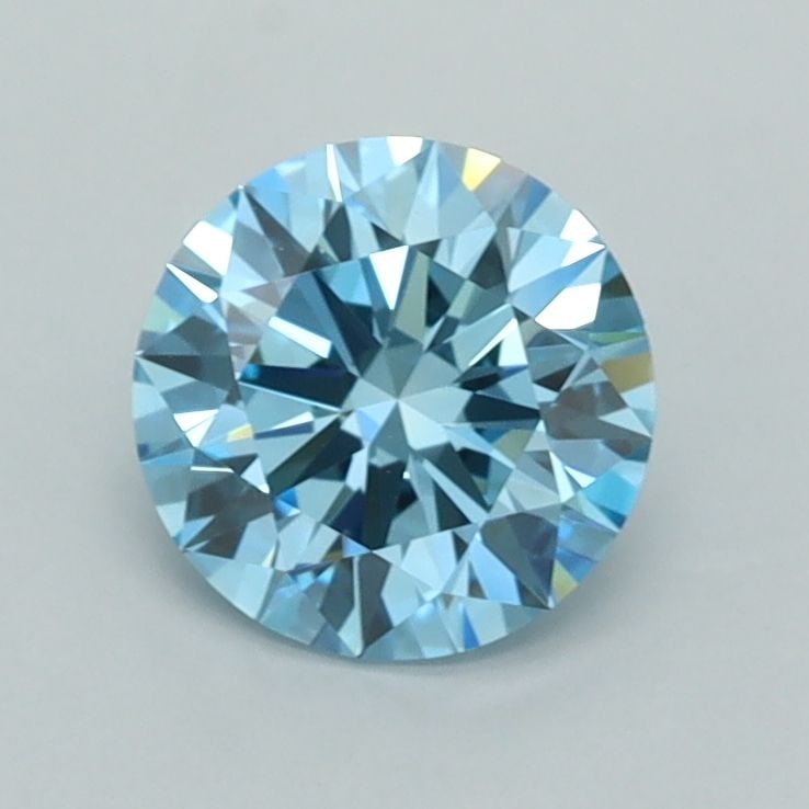 Ideal Loose Diamond - ROUND 1.03ct Fancy Vivid Blue VVS1: Ideal Loose Diamond - ROUND 1.03ct Fancy Vivid Blue VVS1 Source: This is a real non-mined Diamond that has been grown in a lab Shape: ROUND Carats: 1.03 Color: Fancy Vivid Blue Certification: IGI Vide