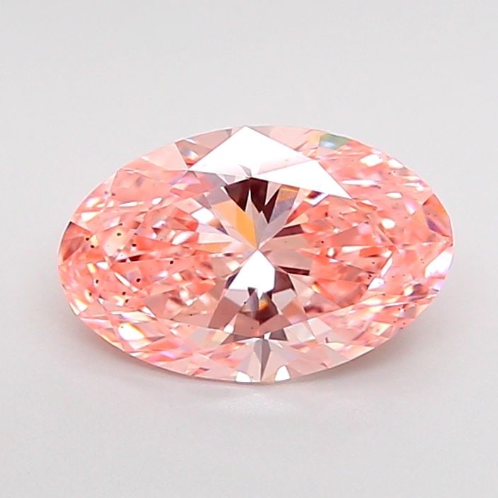 Loose Diamond - OVAL 1.39ct Fancy Vivid Pink SI1: Loose Diamond - OVAL 1.39ct Fancy Vivid Pink SI1 Source: This is a real non-mined Diamond that has been grown in a lab Shape: OVAL Carats: 1.39 Color: Fancy Vivid Pink Certification: IGI Video:
