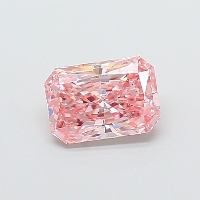 Loose Diamond - RADIANT 1.44ct Fancy Vivid Pink SI1: Loose Diamond - RADIANT 1.44ct Fancy Vivid Pink SI1 Source: This is a real non-mined Diamond that has been grown in a lab Shape: RADIANT Carats: 1.44 Color: Fancy Vivid Pink Certification: IGI Video: