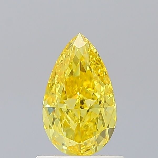 Loose Diamond - PEAR 1.0ct Fancy Vivid Yellow VS2: Loose Diamond - PEAR 1.0ct Fancy Vivid Yellow VS2 Source: This is a real non-mined Diamond that has been grown in a lab Shape: PEAR Carats: 1.0 Color: Fancy Vivid Yellow Certification: IGI Video:
