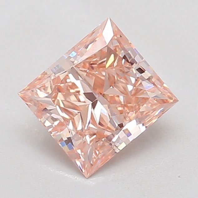 Loose Diamond - PRINCESS 0.92ct Fancy Pink Brown VS1: Loose Diamond - PRINCESS 0.92ct Fancy Pink Brown VS1 Source: This is a real non-mined Diamond that has been grown in a lab Shape: PRINCESS Carats: 0.92 Color: Fancy Pink Brown Certification: IGI Video
