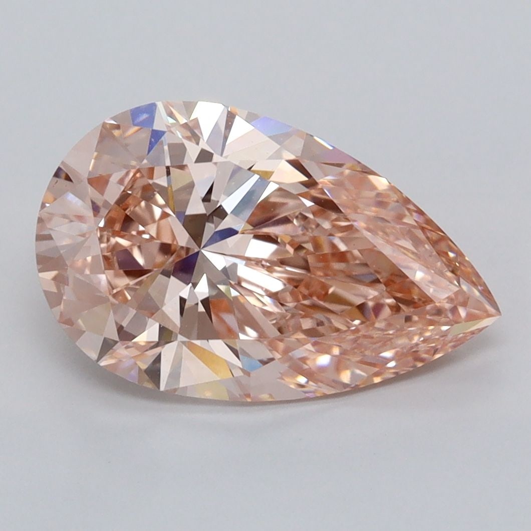 Loose Diamond - PEAR 3.15ct Fancy Intense Pink VS1: Loose Diamond - PEAR 3.15ct Fancy Intense Pink VS1 Source: This is a real non-mined Diamond that has been grown in a lab Shape: PEAR Carats: 3.15 Color: Fancy Intense Pink Certification: IGI Video: