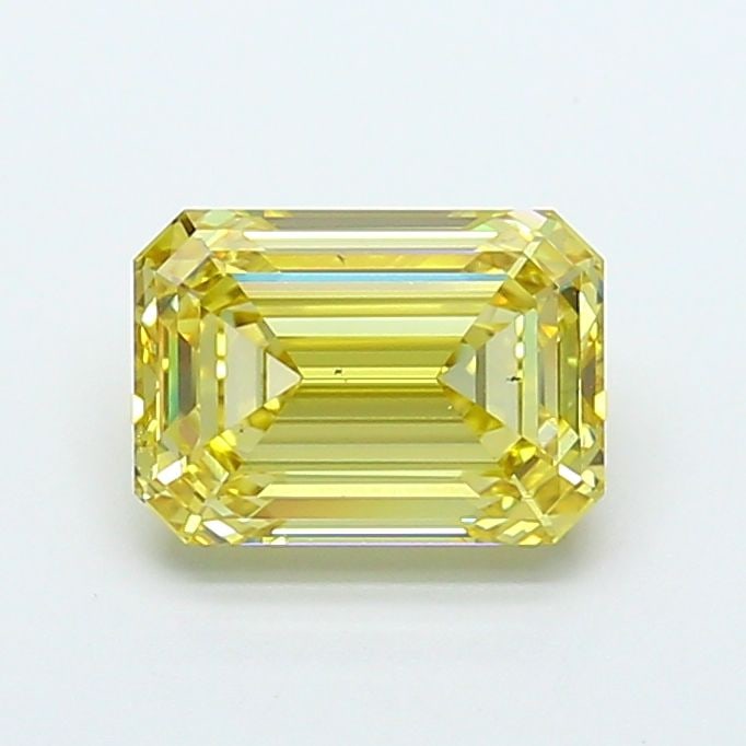 Loose Diamond - EMERALD 3.03ct Fancy Intense Yellow VS2: Loose Diamond - EMERALD 3.03ct Fancy Intense Yellow VS2 Source: This is a real non-mined Diamond that has been grown in a lab Shape: EMERALD Carats: 3.03 Color: Fancy Intense Yellow Certification: IGI