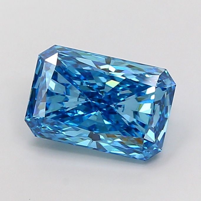 Loose Diamond - RADIANT 4.06ct Fancy Vivid Blue VVS2: Loose Diamond - RADIANT 4.06ct Fancy Vivid Blue VVS2 Source: This is a real non-mined Diamond that has been grown in a lab Shape: RADIANT Carats: 4.06 Color: Fancy Vivid Blue Certification: IGI The Di