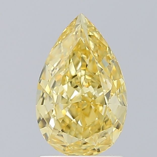 Loose Diamond - PEAR 1.69ct Fancy Vivid Yellow VS1: Loose Diamond - PEAR 1.69ct Fancy Vivid Yellow VS1 Source: This is a real non-mined Diamond that has been grown in a lab Shape: PEAR Carats: 1.69 Color: Fancy Vivid Yellow Certification: IGI Video: