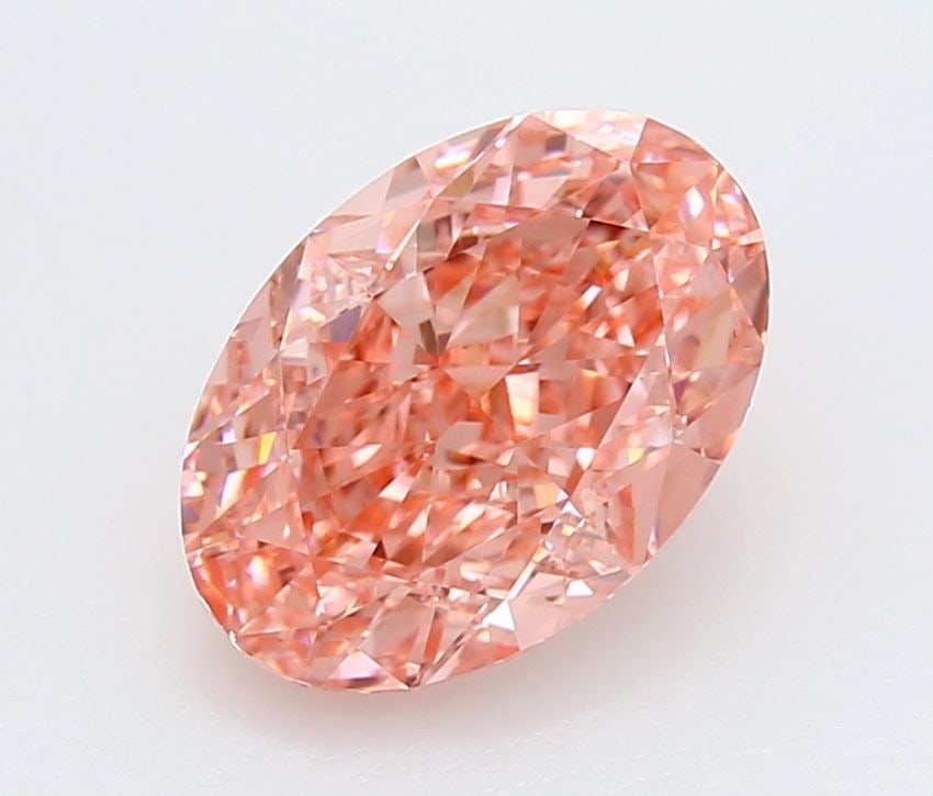 Loose Diamond - OVAL 3.09ct Fancy Vivid Pink VVS2: Loose Diamond - OVAL 3.09ct Fancy Vivid Pink VVS2 Source: This is a real non-mined Diamond that has been grown in a lab Shape: OVAL Carats: 3.09 Color: Fancy Vivid Pink Certification: IGI Video: