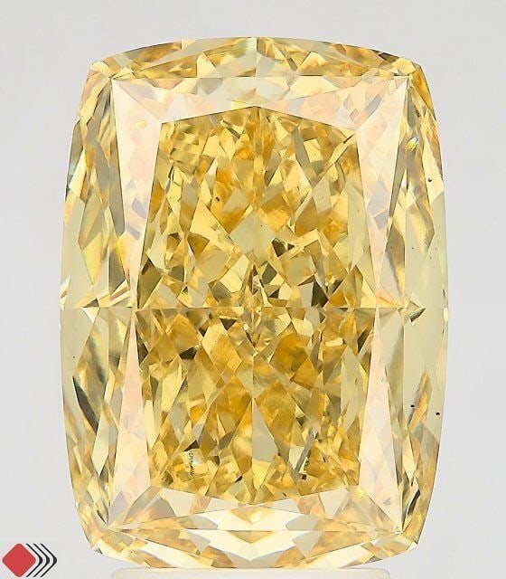 Loose Diamond - CUSHION MODIFIED 6.01ct Fancy Vivid Yellow VS1: Loose Diamond - CUSHION MODIFIED 6.01ct Fancy Vivid Yellow VS1 Source: This is a real non-mined Diamond that has been grown in a lab Shape: CUSHION MODIFIED Carats: 6.01 Color: Fancy Vivid Yellow Cert