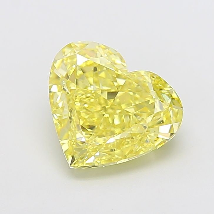 Loose Diamond - HEART 3.53ct Fancy Intense Yellow VVS2: Loose Diamond - HEART 3.53ct Fancy Intense Yellow VVS2 Source: This is a real non-mined Diamond that has been grown in a lab Shape: HEART Carats: 3.53 Color: Fancy Intense Yellow Certification: IGI Vi