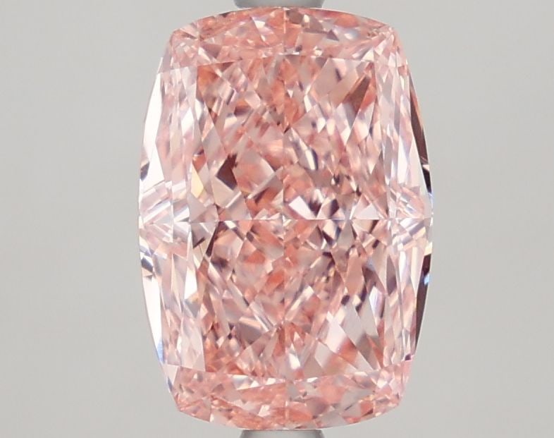 Loose Diamond - CUSHION MODIFIED 2.3ct Fancy Intense Pink VVS2: Loose Diamond - CUSHION MODIFIED 2.3ct Fancy Intense Pink VVS2 Source: This is a real non-mined Diamond that has been grown in a lab Shape: CUSHION MODIFIED Carats: 2.3 Color: Fancy Intense Pink Certi
