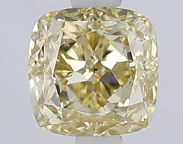Loose Diamond - CUSHION MODIFIED 1.06ct Fancy Brownish Yellow VS1: Loose Diamond - CUSHION MODIFIED 1.06ct Fancy Brownish Yellow VS1 Source: This is a real non-mined Diamond that has been grown in a lab Shape: CUSHION MODIFIED Carats: 1.06 Color: Fancy Brownish Yello
