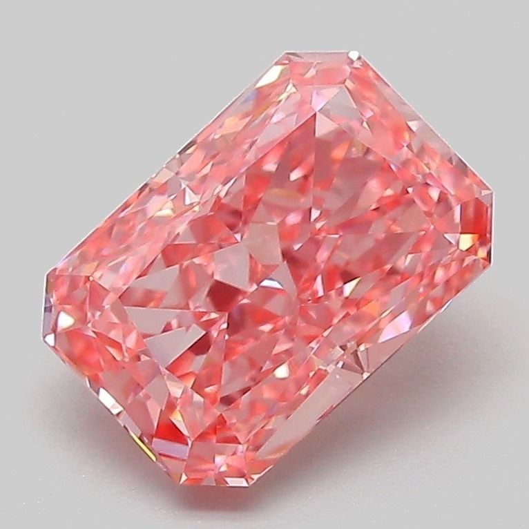 Loose Diamond - RADIANT 2.07ct Fancy Vivid Pink VVS2: Loose Diamond - RADIANT 2.07ct Fancy Vivid Pink VVS2 Source: This is a real non-mined Diamond that has been grown in a lab Shape: RADIANT Carats: 2.07 Color: Fancy Vivid Pink Certification: IGI Video: