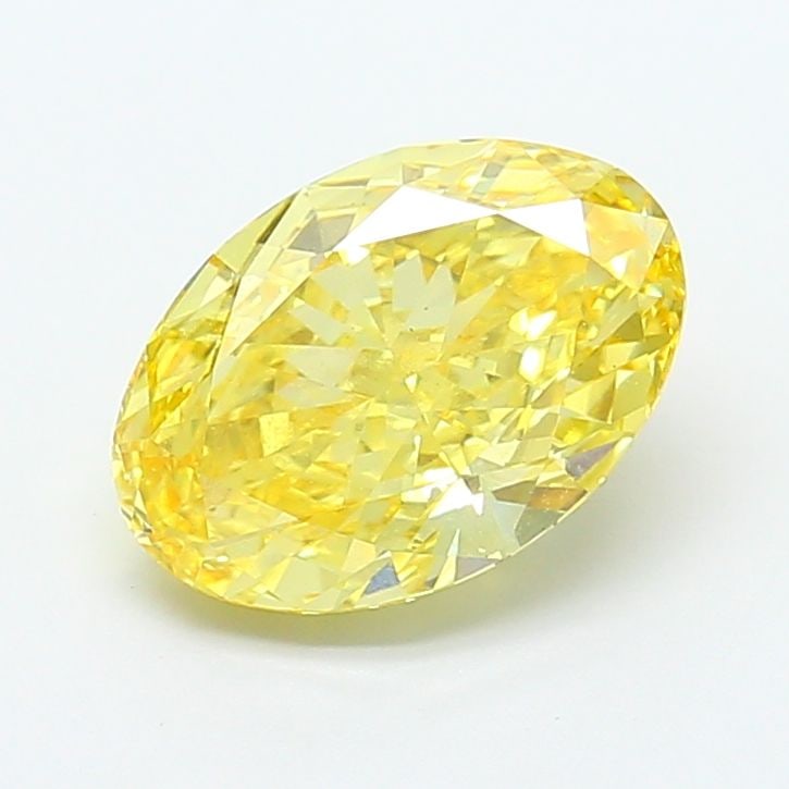 Loose Diamond - OVAL 3.3ct Fancy Vivid Yellow VS2: Loose Diamond - OVAL 3.3ct Fancy Vivid Yellow VS2 Source: This is a real non-mined Diamond that has been grown in a lab Shape: OVAL Carats: 3.3 Color: Fancy Vivid Yellow Certification: IGI Video:
