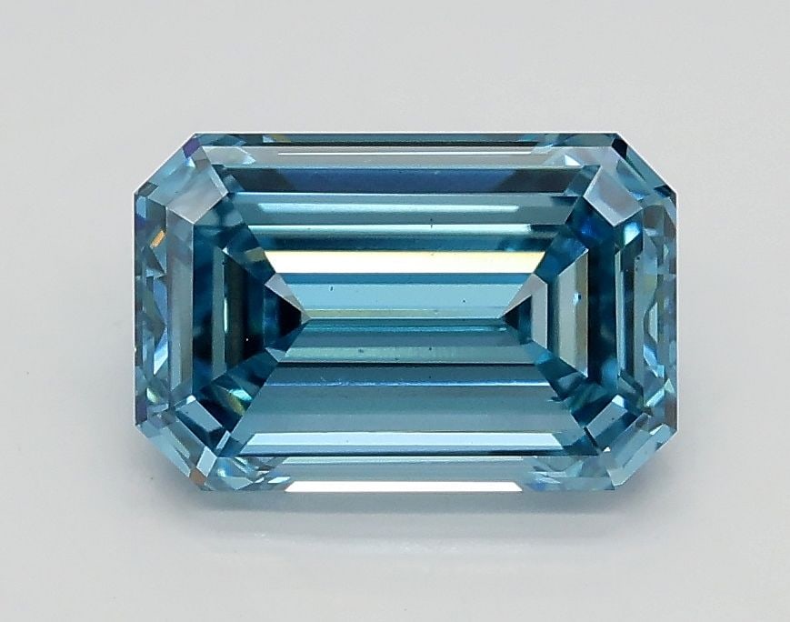Loose Diamond - EMERALD 1.51ct Fancy Intense Blue VS1: Loose Diamond - EMERALD 1.51ct Fancy Intense Blue VS1 Source: This is a real non-mined Diamond that has been grown in a lab Shape: EMERALD Carats: 1.51 Color: Fancy Intense Blue Certification: IGI Vid