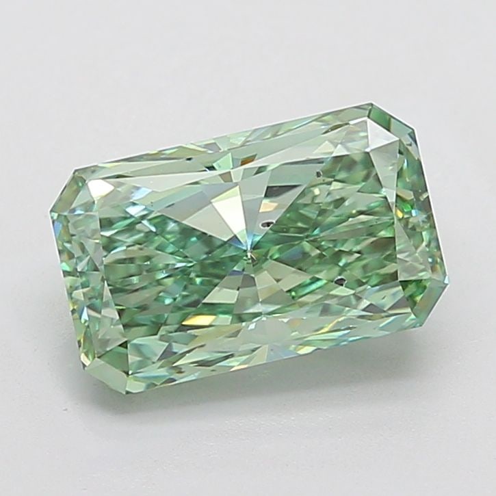 Loose Diamond - RADIANT 4.05ct Fancy Vivid Green VS2: Loose Diamond - RADIANT 4.05ct Fancy Vivid Green VS2 Source: This is a real non-mined Diamond that has been grown in a lab Shape: RADIANT Carats: 4.05 Color: Fancy Vivid Green Certification: NONE Vide