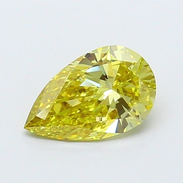 Loose Diamond - PEAR 0.97ct Fancy Intense Yellow VS1: Loose Diamond - PEAR 0.97ct Fancy Intense Yellow VS1 Source: This is a real non-mined Diamond that has been grown in a lab Shape: PEAR Carats: 0.97 Color: Fancy Intense Yellow Certification: IGI Video