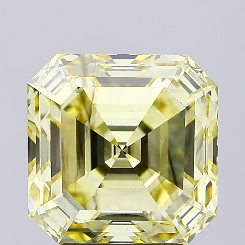 Loose Diamond - ASSCHER 3.52ct Fancy Intense Yellow SI1: Loose Diamond - ASSCHER 3.52ct Fancy Intense Yellow SI1 Source: This is a real non-mined Diamond that has been grown in a lab Shape: ASSCHER Carats: 3.52 Color: Fancy Intense Yellow Certification: IGI