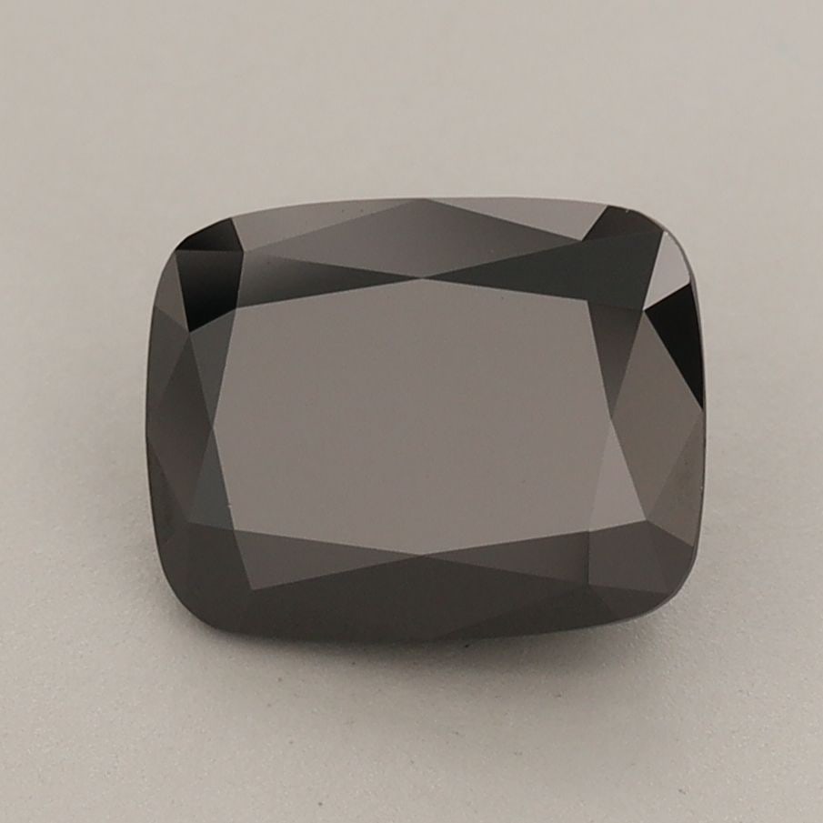 Loose Diamond - CUSHION MODIFIED 2.17ct Fancy Black: Loose Diamond - CUSHION MODIFIED 2.17ct Fancy Black Source: This is a real non-mined Diamond that has been grown in a lab Shape: CUSHION MODIFIED Carats: 2.17 Color: Fancy Black Certification: IGI Vid