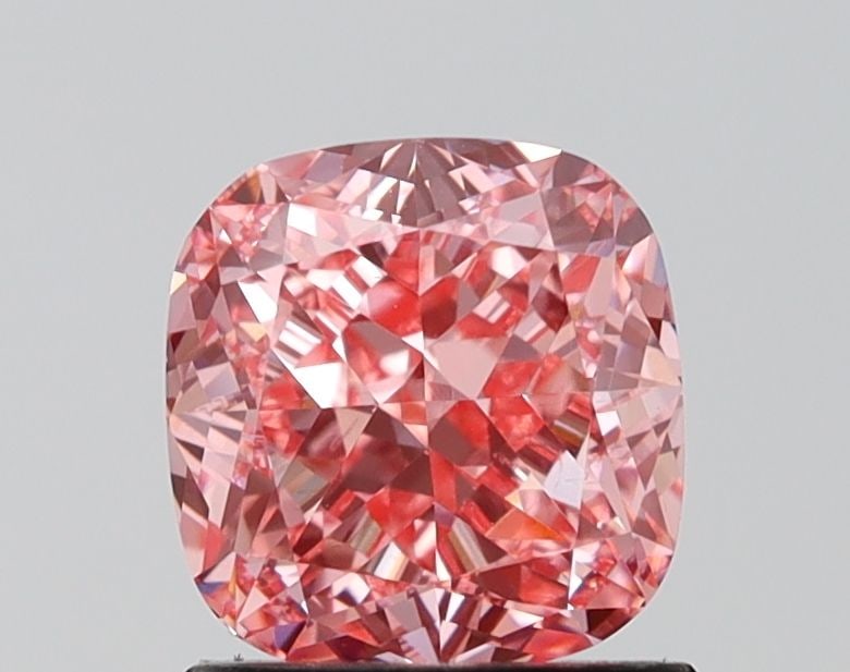 Loose Diamond - CUSHION MODIFIED 2.03ct Fancy Vivid Pink VS2: Loose Diamond - CUSHION MODIFIED 2.03ct Fancy Vivid Pink VS2 Source: This is a real non-mined Diamond that has been grown in a lab Shape: CUSHION MODIFIED Carats: 2.03 Color: Fancy Vivid Pink Certific