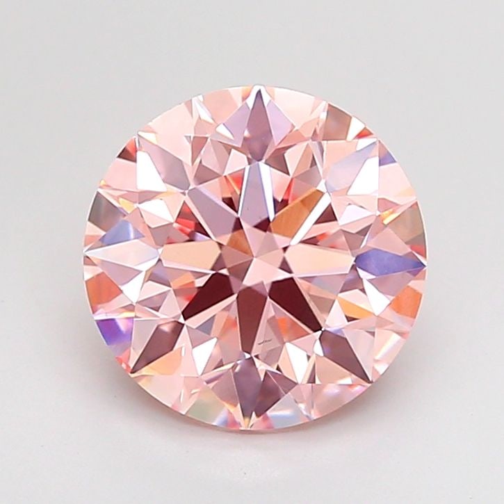 Loose Diamond - ROUND 3.0ct Fancy Intense Pink VS1: Loose Diamond - ROUND 3.0ct Fancy Intense Pink VS1 Source: This is a real non-mined Diamond that has been grown in a lab Shape: ROUND Carats: 3.0 Color: Fancy Intense Pink Certification: IGI Video: