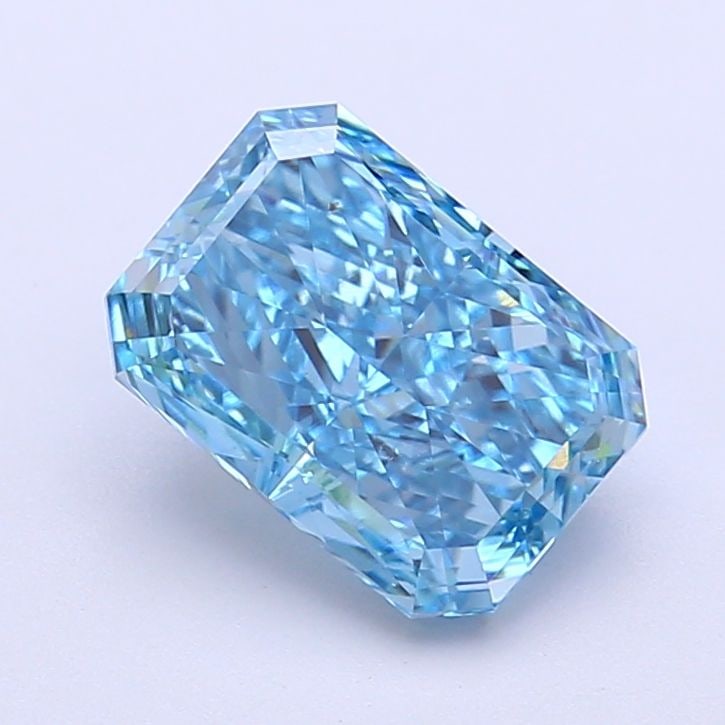 Loose Diamond - RADIANT 2.03ct Fancy Vivid Blue VVS2: Loose Diamond - RADIANT 2.03ct Fancy Vivid Blue VVS2 Source: This is a real non-mined Diamond that has been grown in a lab Shape: RADIANT Carats: 2.03 Color: Fancy Vivid Blue Certification: IGI Video: