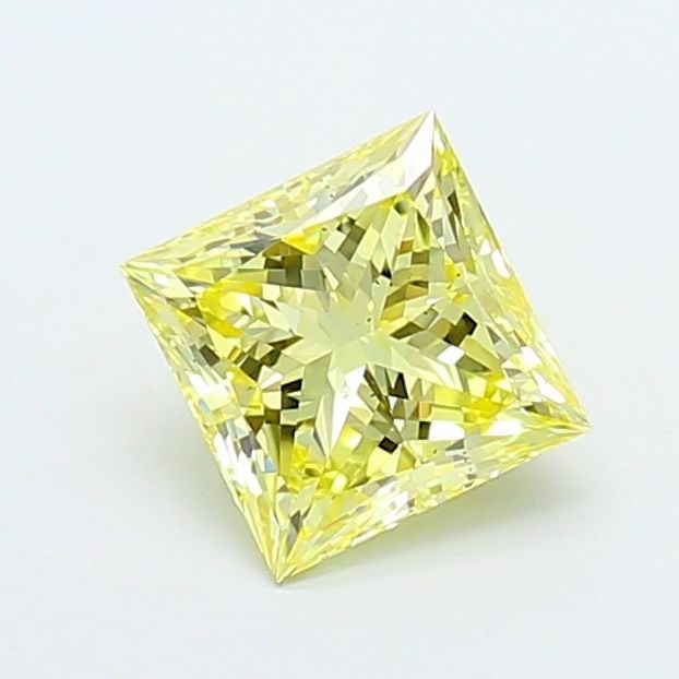 Loose Diamond - PRINCESS 1.2ct Fancy Yellow VS2: Loose Diamond - PRINCESS 1.2ct Fancy Yellow VS2 Source: This is a real non-mined Diamond that has been grown in a lab Shape: PRINCESS Carats: 1.2 Color: Fancy Yellow Certification: IGI The Diamond Dep
