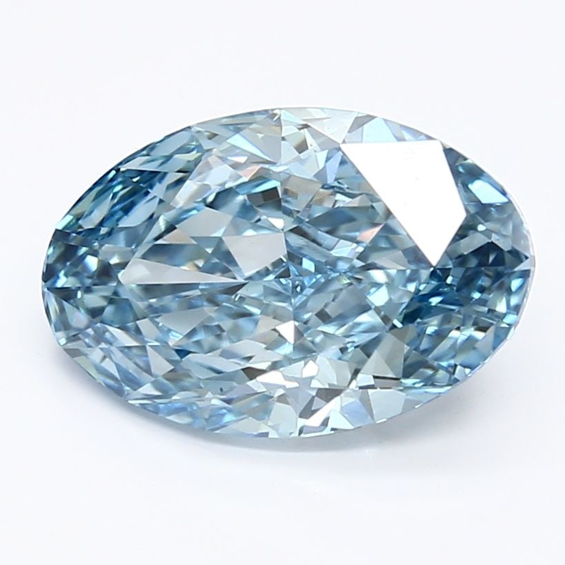 Loose Diamond - OVAL 2.78ct Fancy Vivid Blue VS1: Loose Diamond - OVAL 2.78ct Fancy Vivid Blue VS1 Source: This is a real non-mined Diamond that has been grown in a lab Shape: OVAL Carats: 2.78 Color: Fancy Vivid Blue Certification: IGI The Diamond D