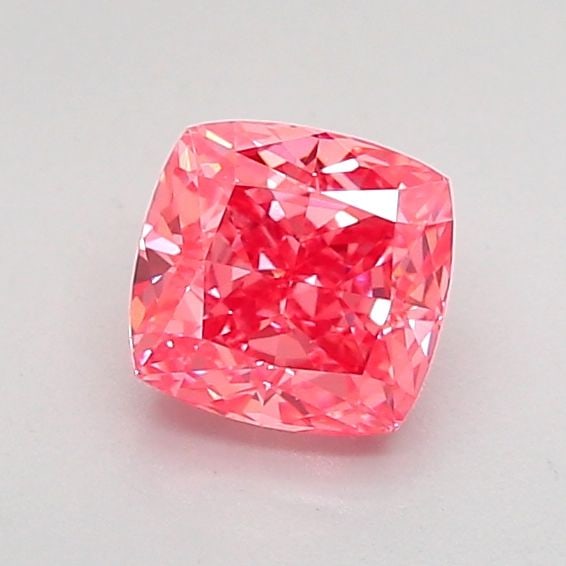 Loose Diamond - CUSHION MODIFIED 0.81ct Fancy Vivid Pink VVS2: Loose Diamond - CUSHION MODIFIED 0.81ct Fancy Vivid Pink VVS2 Source: This is a real non-mined Diamond that has been grown in a lab Shape: CUSHION MODIFIED Carats: 0.81 Color: Fancy Vivid Pink Certifi