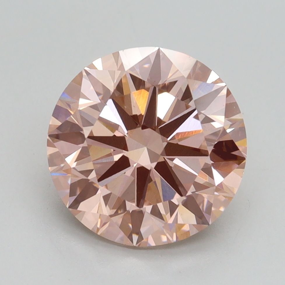 Loose Diamond - ROUND 3.01ct Fancy Intense Pink VS1: Loose Diamond - ROUND 3.01ct Fancy Intense Pink VS1 Source: This is a real non-mined Diamond that has been grown in a lab Shape: ROUND Carats: 3.01 Color: Fancy Intense Pink Certification: IGI Video: