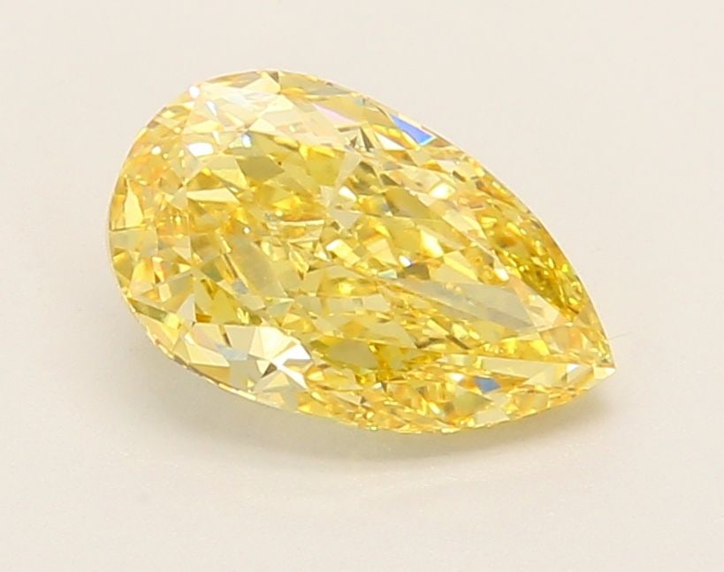 Loose Diamond - PEAR 1.47ct Fancy Vivid Yellow VVS2: Loose Diamond - PEAR 1.47ct Fancy Vivid Yellow VVS2 Source: This is a real non-mined Diamond that has been grown in a lab Shape: PEAR Carats: 1.47 Color: Fancy Vivid Yellow Certification: IGI Video:
