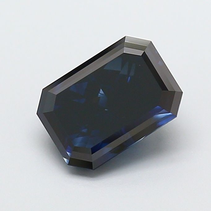 Loose Diamond - RADIANT 2.08ct Fancy Deep Blue VVS2: Loose Diamond - RADIANT 2.08ct Fancy Deep Blue VVS2 Source: This is a real non-mined Diamond that has been grown in a lab Shape: RADIANT Carats: 2.08 Color: Fancy Deep Blue Certification: IGI Video: