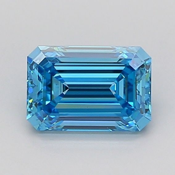Loose Diamond - EMERALD 1.53ct Fancy Vivid Blue VS1: Loose Diamond - EMERALD 1.53ct Fancy Vivid Blue VS1 Source: This is a real non-mined Diamond that has been grown in a lab Shape: EMERALD Carats: 1.53 Color: Fancy Vivid Blue Certification: IGI Video: