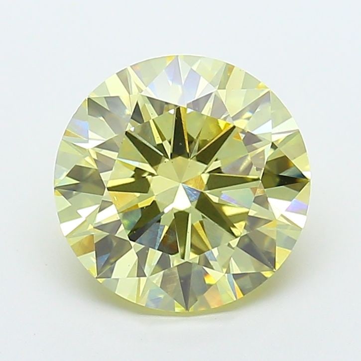 Loose Diamond - ROUND 5.0ct Fancy Yellow VS1: Loose Diamond - ROUND 5.0ct Fancy Yellow VS1 Source: This is a real non-mined Diamond that has been grown in a lab Shape: ROUND Carats: 5.0 Color: Fancy Yellow Certification: IGI Video: