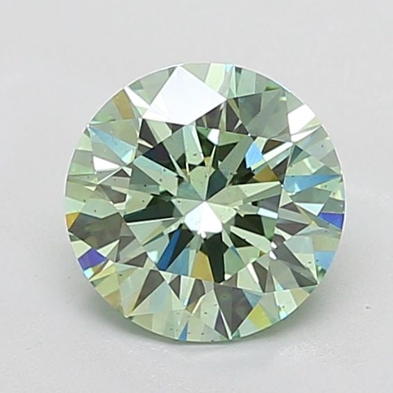 Ideal Loose Diamond - ROUND 2.08ct Fancy Vivid Green VS2: Ideal Loose Diamond - ROUND 2.08ct Fancy Vivid Green VS2 Source: This is a real non-mined Diamond that has been grown in a lab Shape: ROUND Carats: 2.08 Color: Fancy Vivid Green Certification: IGI Vid