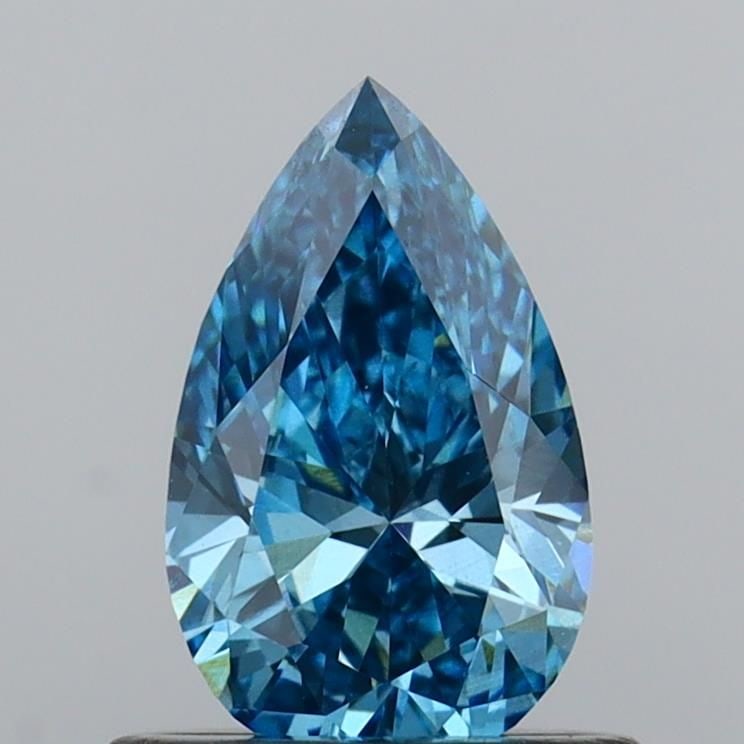 Loose Diamond - PEAR 0.69ct Fancy Vivid Blue VS1: Loose Diamond - PEAR 0.69ct Fancy Vivid Blue VS1 Source: This is a real non-mined Diamond that has been grown in a lab Shape: PEAR Carats: 0.69 Color: Fancy Vivid Blue Certification: IGI Video: