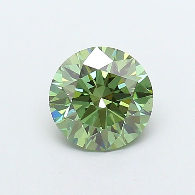 Ideal Loose Diamond - ROUND 1.19ct Fancy Vivid Green VS1: Ideal Loose Diamond - ROUND 1.19ct Fancy Vivid Green VS1 Source: This is a real non-mined Diamond that has been grown in a lab Shape: ROUND Carats: 1.19 Color: Fancy Vivid Green Certification: IGI Vid
