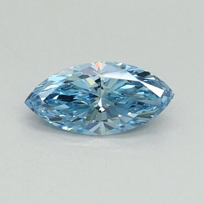 Loose Diamond - MARQUISE 0.3ct Fancy Vivid Blue VVS2: Loose Diamond - MARQUISE 0.3ct Fancy Vivid Blue VVS2 Source: This is a real non-mined Diamond that has been grown in a lab Shape: MARQUISE Carats: 0.3 Color: Fancy Vivid Blue Certification: IGI Video: