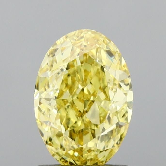 Loose Diamond - OVAL 1.14ct Fancy Intense Yellow VS1: Loose Diamond - OVAL 1.14ct Fancy Intense Yellow VS1 Source: This is a real non-mined Diamond that has been grown in a lab Shape: OVAL Carats: 1.14 Color: Fancy Intense Yellow Certification: IGI Video