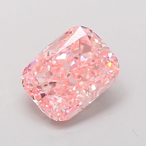 Loose Diamond - CUSHION MODIFIED 2.1ct Fancy Vivid Pink VVS2: Loose Diamond - CUSHION MODIFIED 2.1ct Fancy Vivid Pink VVS2 Source: This is a real non-mined Diamond that has been grown in a lab Shape: CUSHION MODIFIED Carats: 2.1 Color: Fancy Vivid Pink Certifica