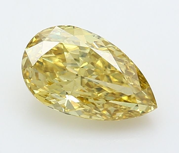 Loose Diamond - PEAR 2.01ct Fancy Vivid Yellow VS1: Loose Diamond - PEAR 2.01ct Fancy Vivid Yellow VS1 Source: This is a real non-mined Diamond that has been grown in a lab Shape: PEAR Carats: 2.01 Color: Fancy Vivid Yellow Certification: IGI Video: