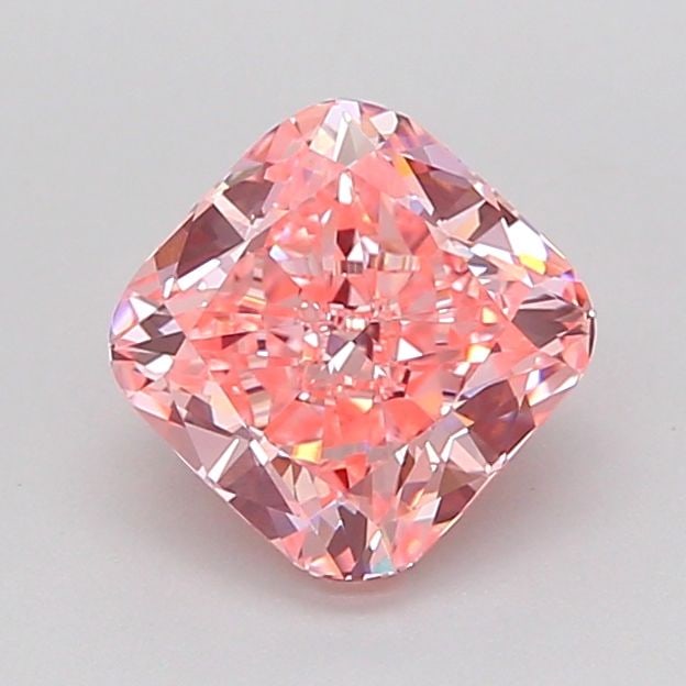 Loose Diamond - CUSHION MODIFIED 1.3ct Fancy Vivid Pink VS2: Loose Diamond - CUSHION MODIFIED 1.3ct Fancy Vivid Pink VS2 Source: This is a real non-mined Diamond that has been grown in a lab Shape: CUSHION MODIFIED Carats: 1.3 Color: Fancy Vivid Pink Certificat