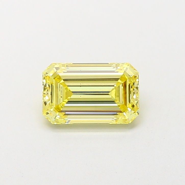 Loose Diamond - EMERALD 1.07ct Fancy Intense Yellow VS2: Loose Diamond - EMERALD 1.07ct Fancy Intense Yellow VS2 Source: This is a real non-mined Diamond that has been grown in a lab Shape: EMERALD Carats: 1.07 Color: Fancy Intense Yellow Certification: IGI