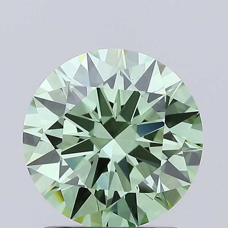 Loose Diamond - ROUND 1.5ct Fancy Vivid Green VS1: Loose Diamond - ROUND 1.5ct Fancy Vivid Green VS1 Source: This is a real non-mined Diamond that has been grown in a lab Shape: ROUND Carats: 1.5 Color: Fancy Vivid Green Certification: IGI Video: