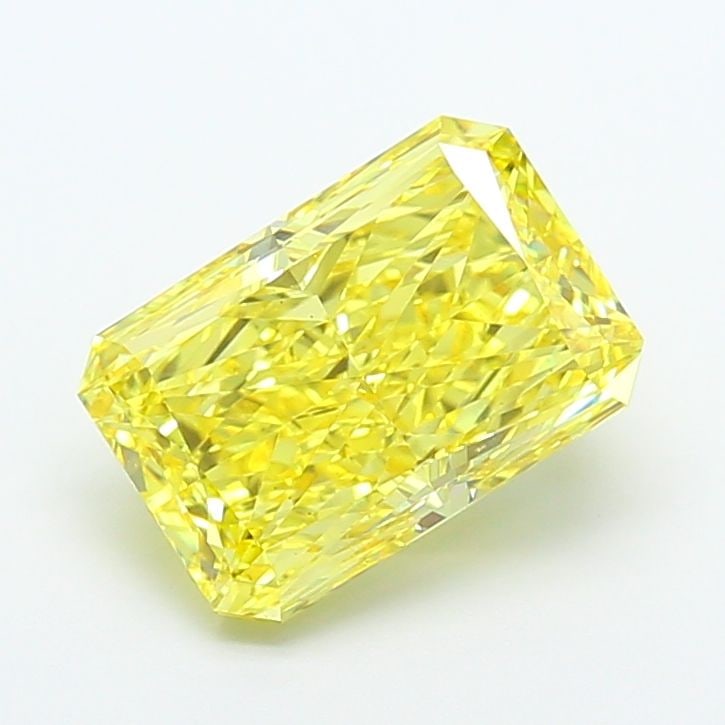 Loose Diamond - RADIANT 5.02ct Fancy Vivid Yellow VS1: Loose Diamond - RADIANT 5.02ct Fancy Vivid Yellow VS1 Source: This is a real non-mined Diamond that has been grown in a lab Shape: RADIANT Carats: 5.02 Color: Fancy Vivid Yellow Certification: IGI Vid